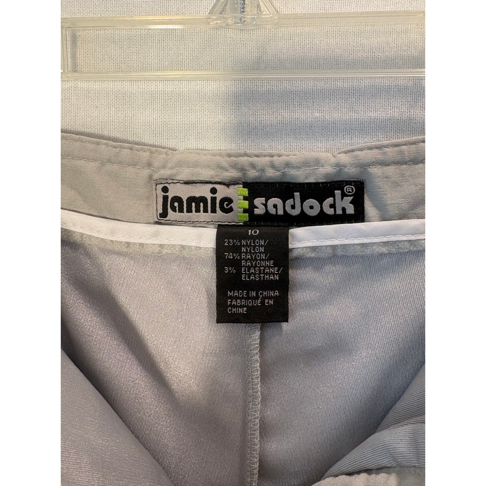 Jamie Sadock Womens Golf Skort Gray Size 10 Activewear Skirt Zipper Pockets - Picture 6 of 10